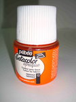 Tinta de tecido Pebeo Setacolor opaco Nº 12 Laranja