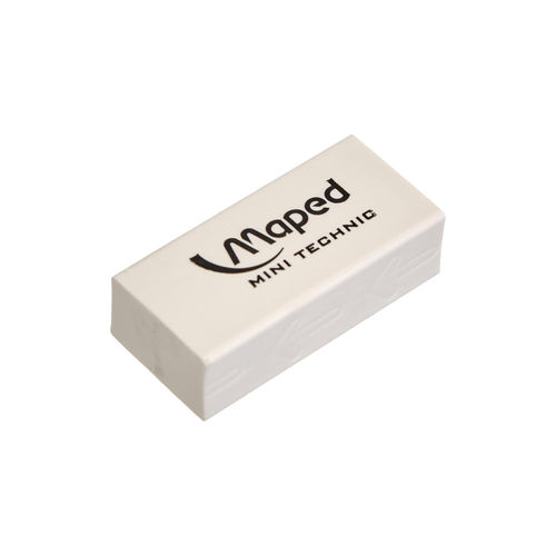 Borracha Maped Mini Technic 300 Branca Pequena