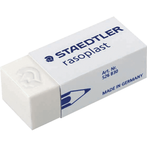 Borracha Staedtler Rasoplast B30 Branca Pequena