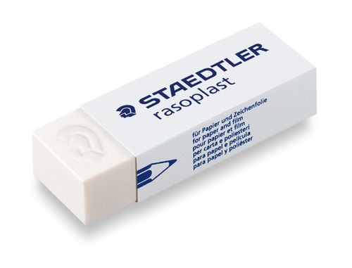 Borracha Staedtler Rasoplast B20 Branca Grande