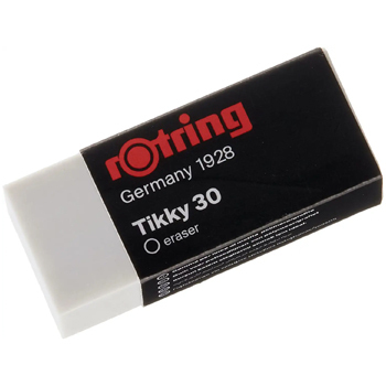 Borracha Rotring Tikky 30 Branca Pequena