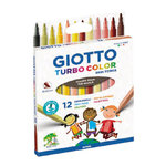 Marcadores Giotto Turbo Color SkinTones 12Cores