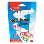 Marcadores Feltro Maped Brush c/10 Cores