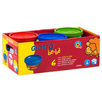 Guache Pintura Dedos Giotto Bé-Bé 6Coresx100ml