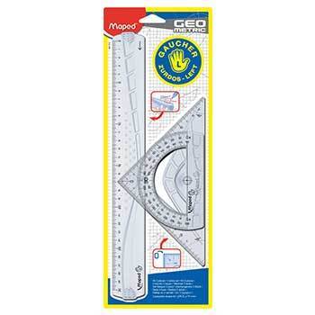 Conjunto Geometria Esquerdinos Maped 3 Peças