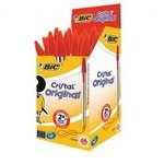 Esferográfica BIC Cristal Vermelho 1mm