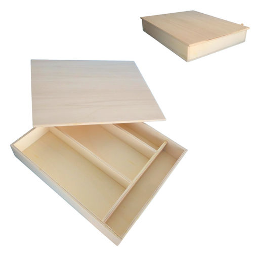 Caixa Costura c/ prateleira e tampa de encaixe