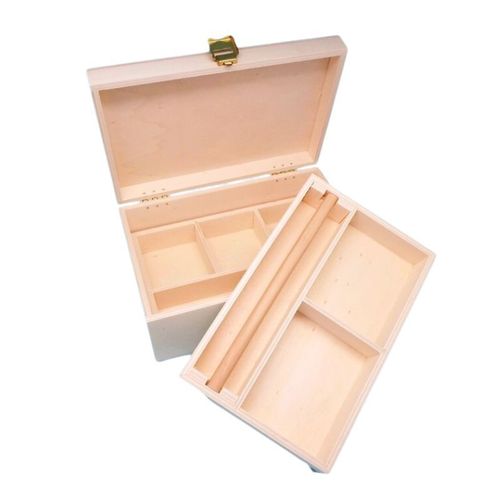 Caixa Bijuteria c/tampa lisa rectangular