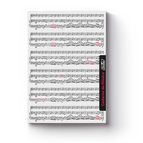 Caderno Música Agrafado