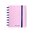 Caderno Inteligente A5 PP Ambar EcoSmart Rosa 100Fls