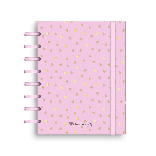 Caderno Inteligente A5 PP Ambar EcoSmart Lovely Gold 100Fls
