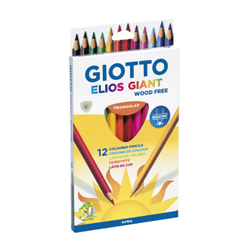 Lápis Cor Giotto Elios Giant Maxi